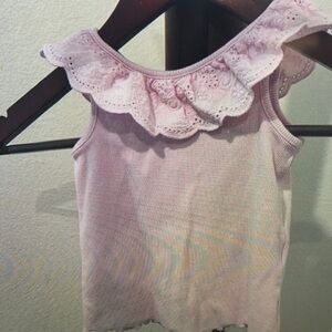 Pink Ruffled Kids Camisole